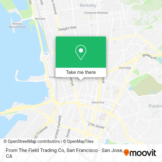 From The Field Trading Co map