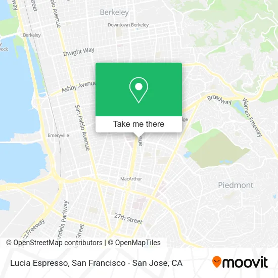 Mapa de Lucia Espresso
