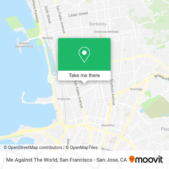 Me Against The World map