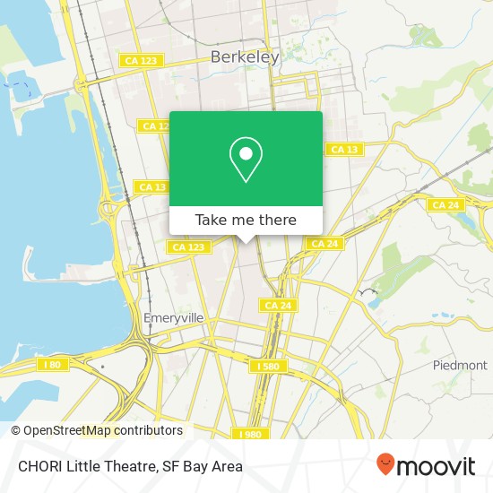 CHORI Little Theatre map