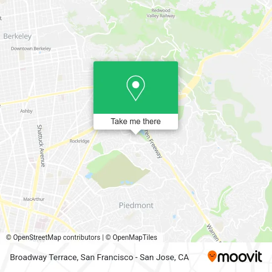 Mapa de Broadway Terrace