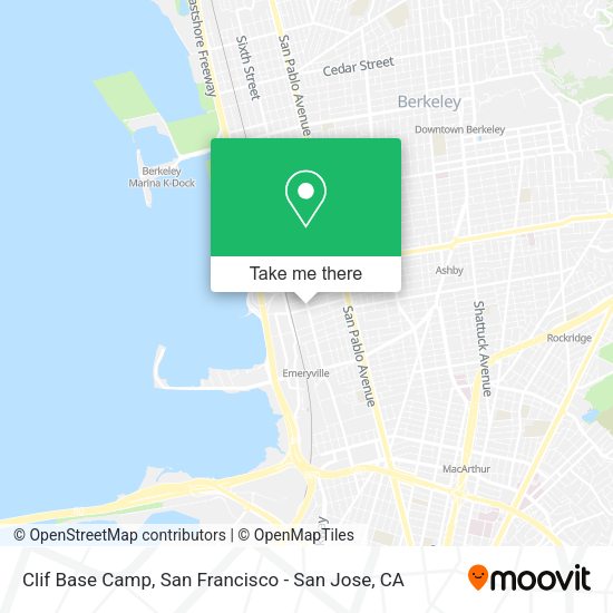 Clif Base Camp map