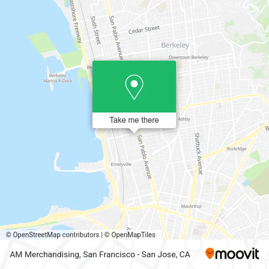 AM Merchandising map