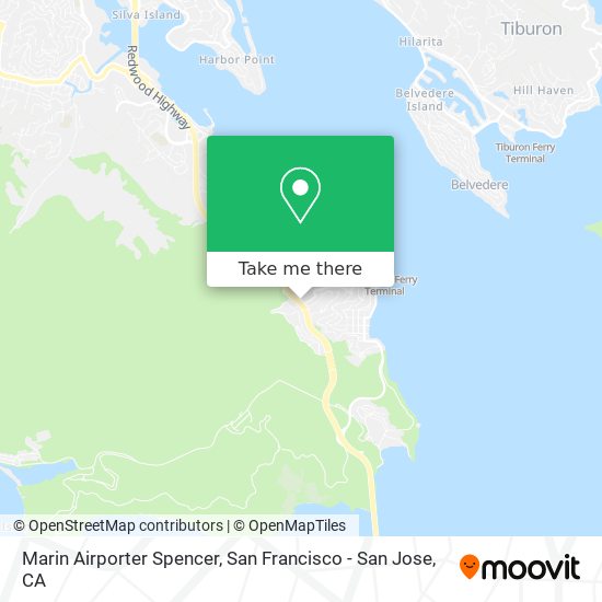 Marin Airporter Spencer map