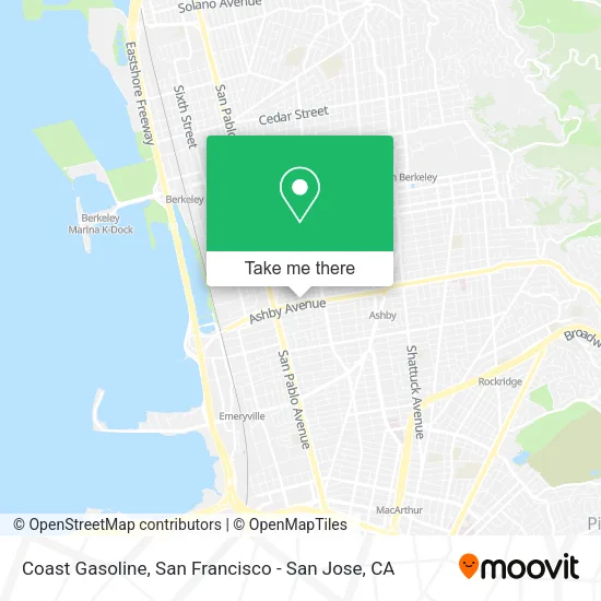 Mapa de Coast Gasoline