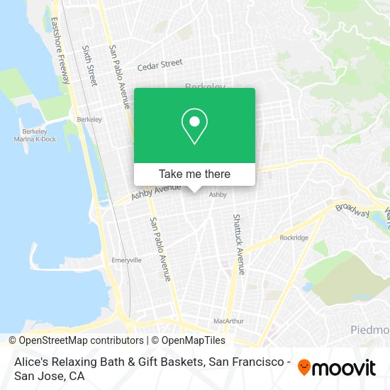 Alice's Relaxing Bath & Gift Baskets map