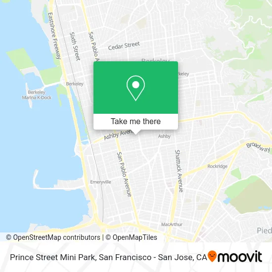 Mapa de Prince Street Mini Park