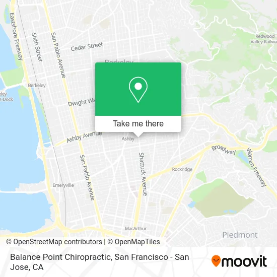 Balance Point Chiropractic map