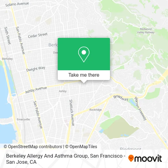 Mapa de Berkeley Allergy And Asthma Group