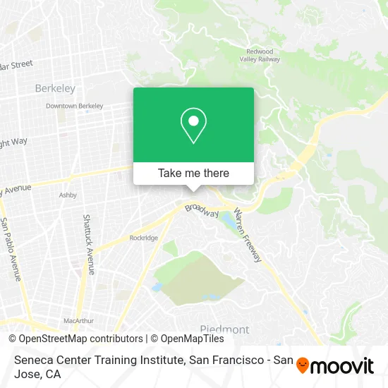 Seneca Center Training Institute map