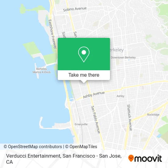 Verducci Entertainment map