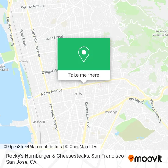 Mapa de Rocky's Hamburger & Cheesesteaks