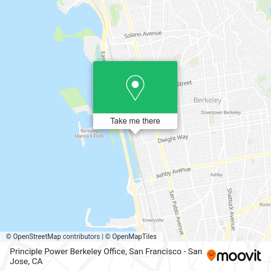 Mapa de Principle Power Berkeley Office