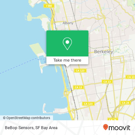 BeBop Sensors map