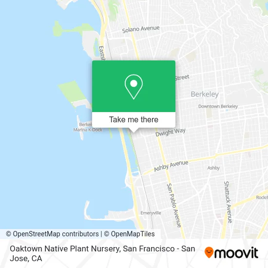 Oaktown Native Plant Nursery map