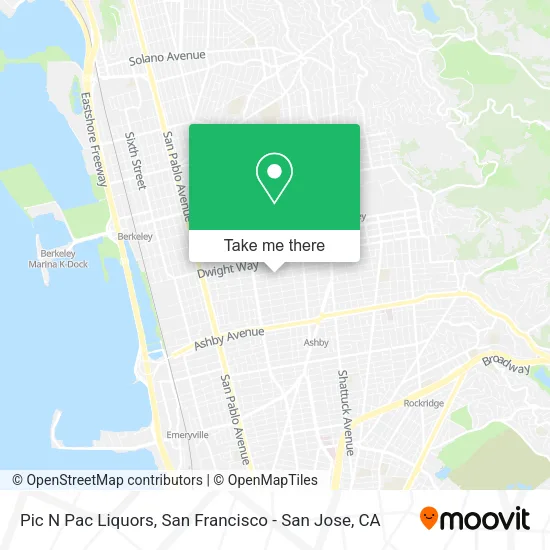 Mapa de Pic N Pac Liquors