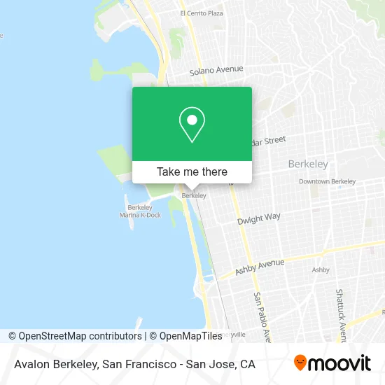 Avalon Berkeley map