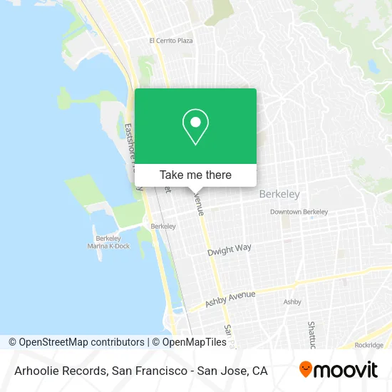 Arhoolie Records map