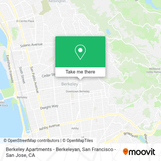 Berkeley Apartments - Berkeleyan map