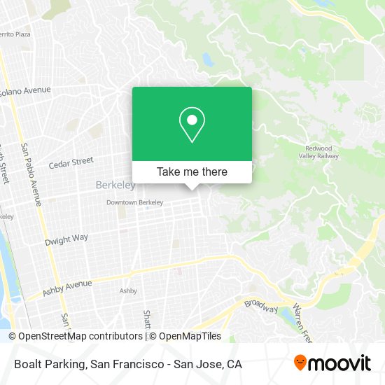 Mapa de Boalt Parking