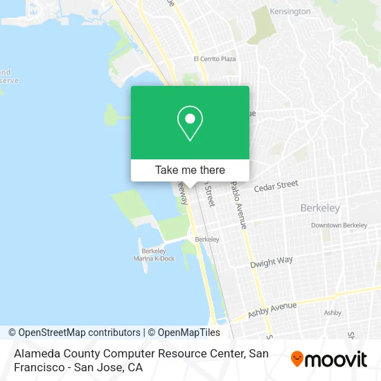 Alameda County Computer Resource Center map