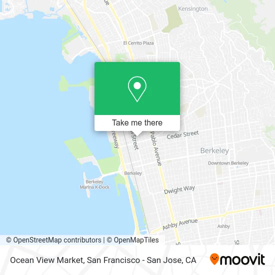 Ocean View Market map