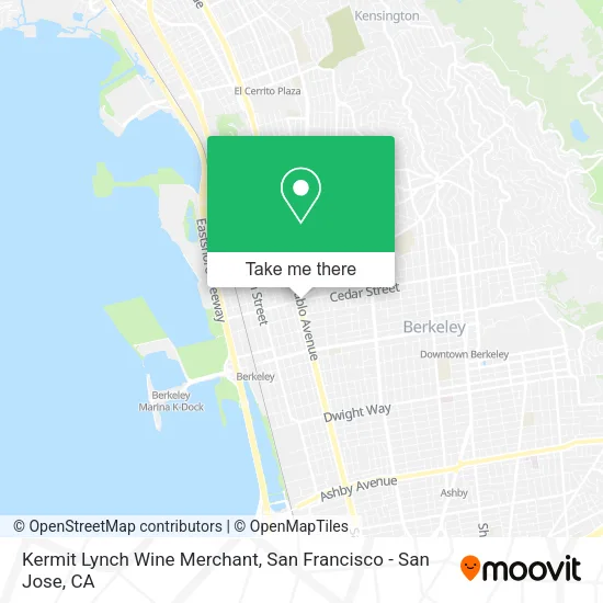 Mapa de Kermit Lynch Wine Merchant
