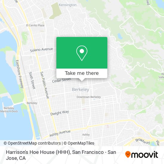 Harrison's Hoe House (HHH) map