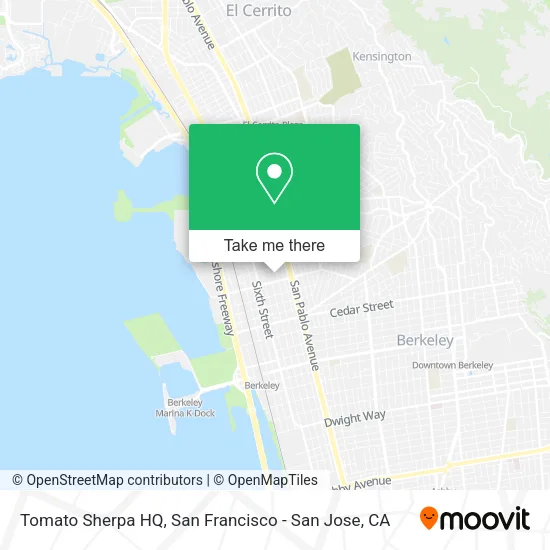 Mapa de Tomato Sherpa HQ