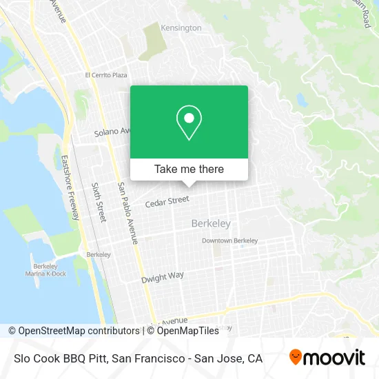 Mapa de Slo Cook BBQ Pitt