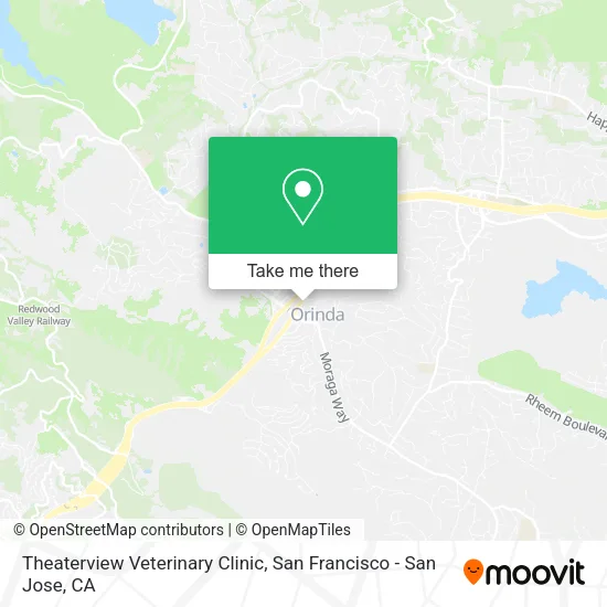 Theaterview Veterinary Clinic map