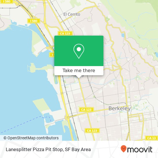 Mapa de Lanesplitter Pizza Pit Stop