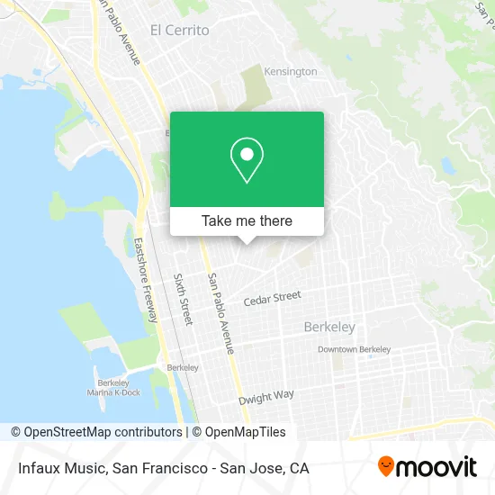 Infaux Music map