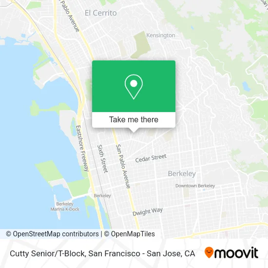 Mapa de Cutty Senior/T-Block