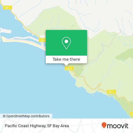 Pacific Coast Highway map