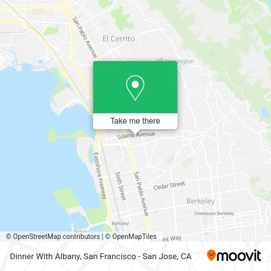Mapa de Dinner With Albany