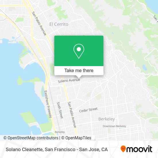 Solano Cleanette map