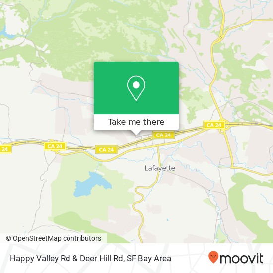 Happy Valley Rd & Deer Hill Rd map
