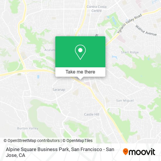 Mapa de Alpine Square Business Park