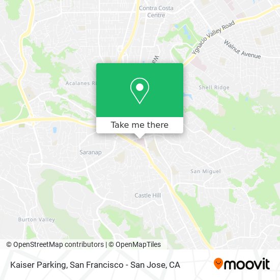 Kaiser Parking map