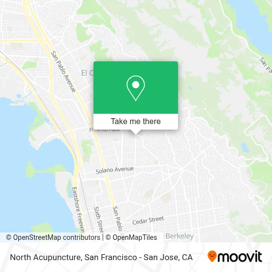 North Acupuncture map