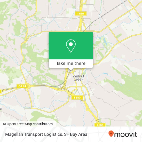 Magellan Transport Logistics map