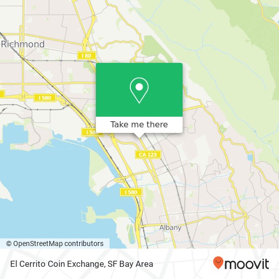 El Cerrito Coin Exchange map