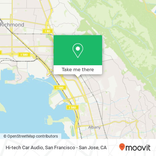 Hi-tech Car Audio map