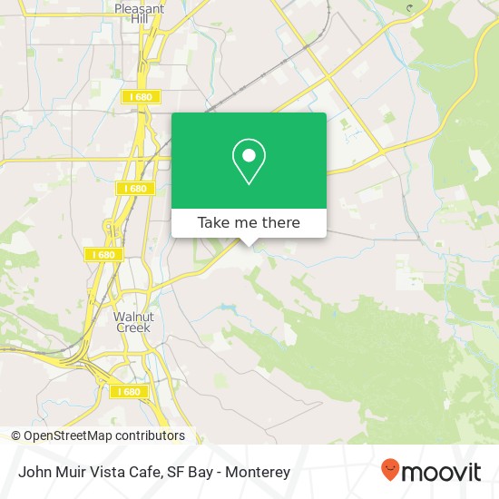 Mapa de John Muir Vista Cafe