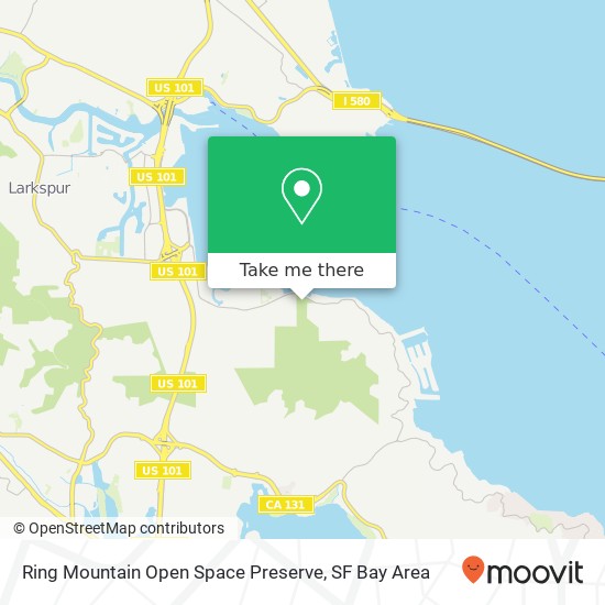 Mapa de Ring Mountain Open Space Preserve