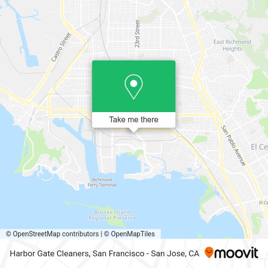 Harbor Gate Cleaners map