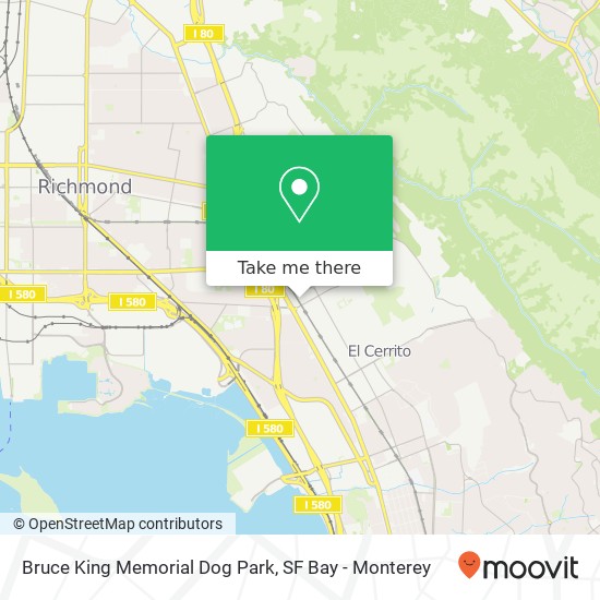 Bruce King Memorial Dog Park map