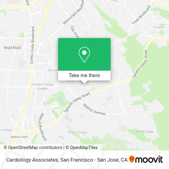Cardiology Associates map