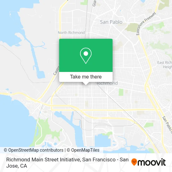 Mapa de Richmond Main Street Initiative